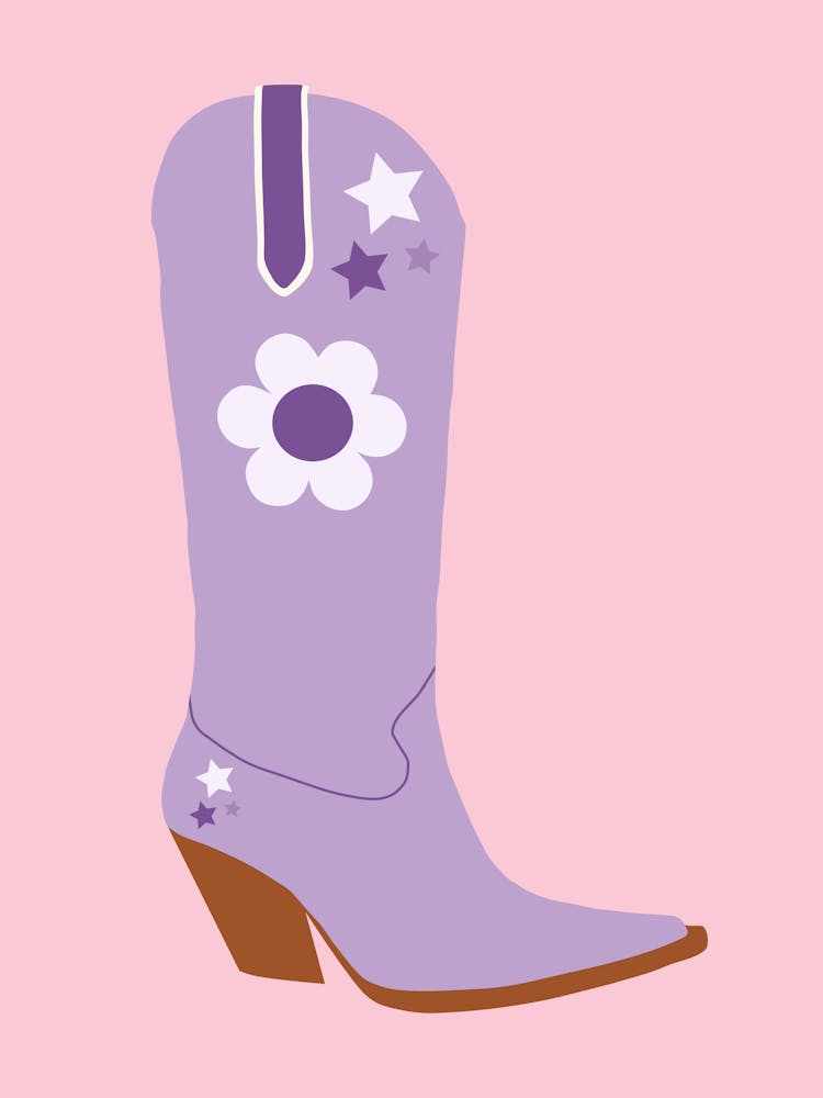 Cowboy Boot | 06 - Pink And Purple
