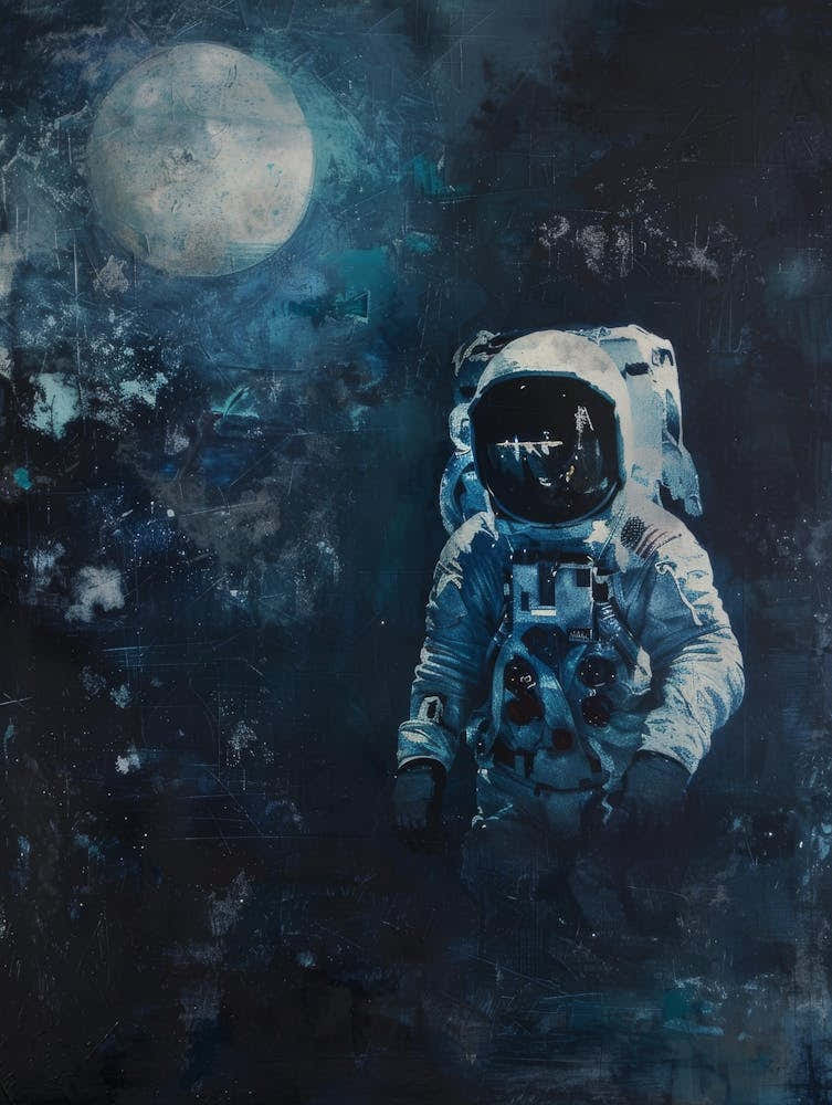 'Astronaut In Space' 1