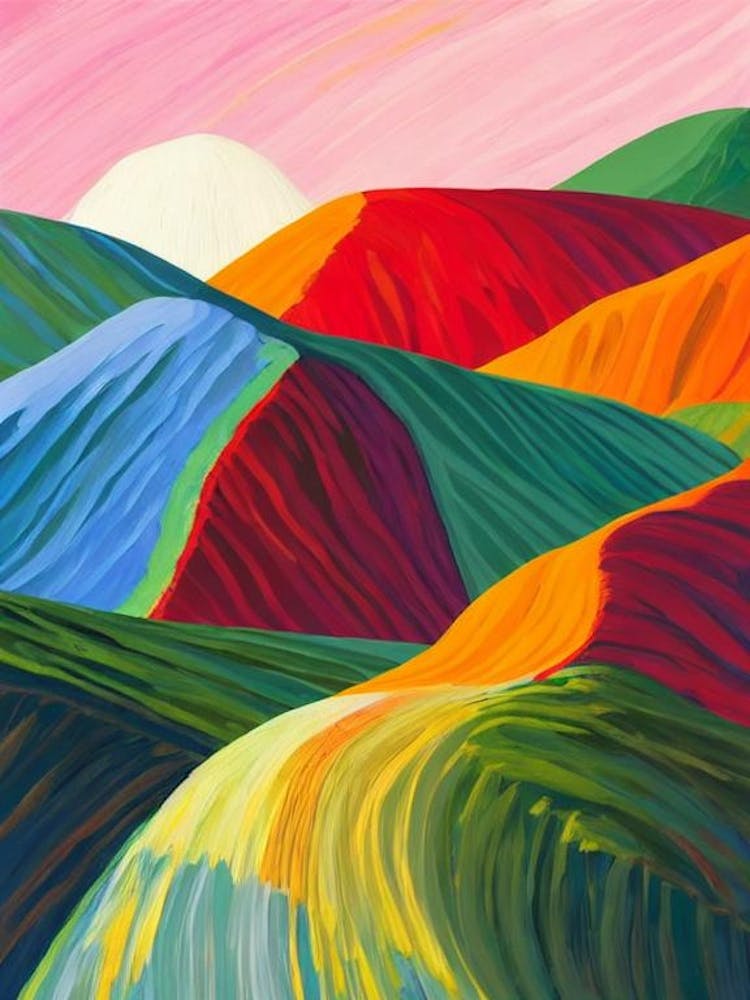 Death Valley National Park United States Of America Abstract Colourful