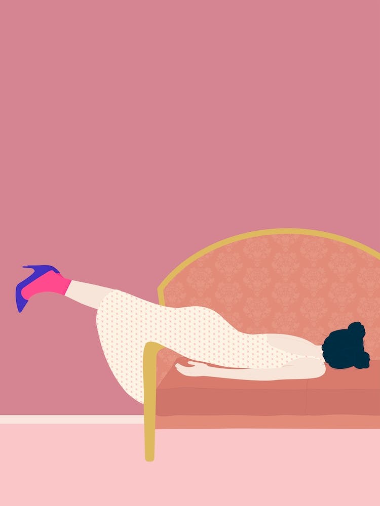Maddies Mood Living Room Art print