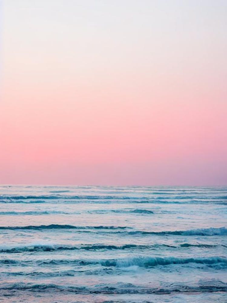 Anjuna Beach, Goa, India Pink Photography 1