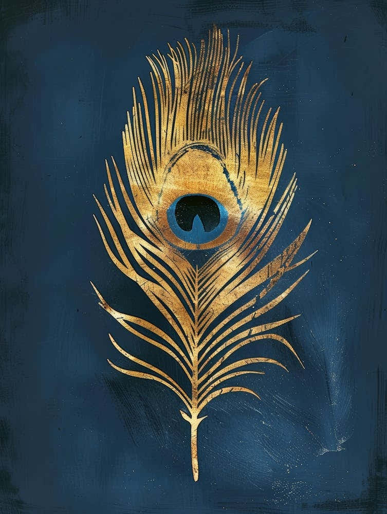 Peacock Feather Canvas Print 2