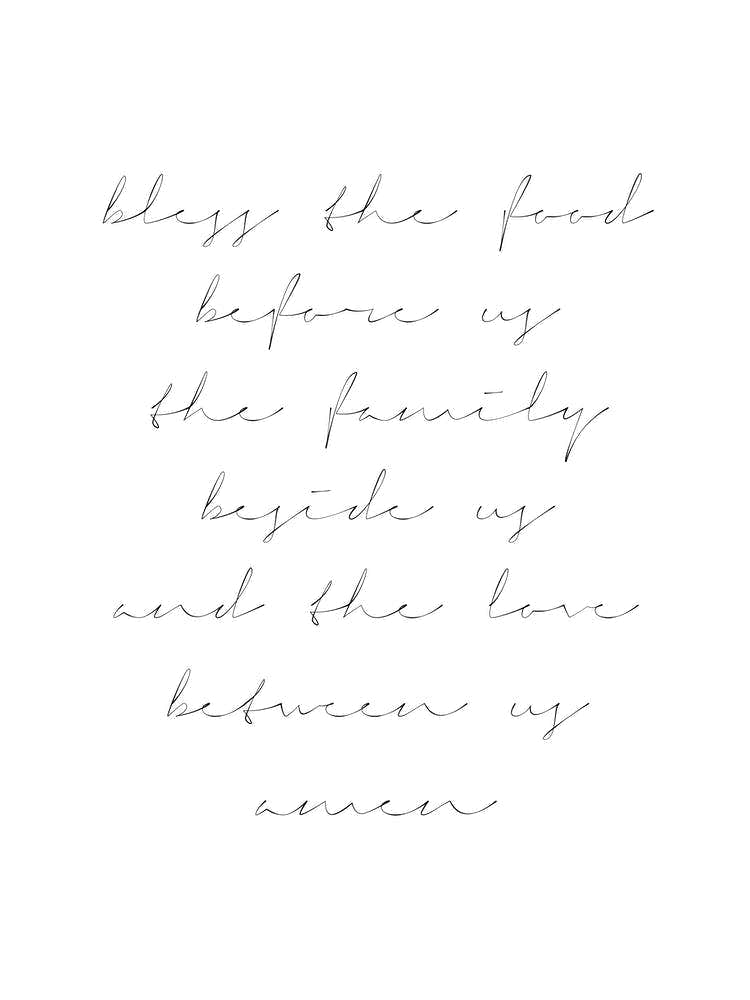 Bless The Food Before Us Square