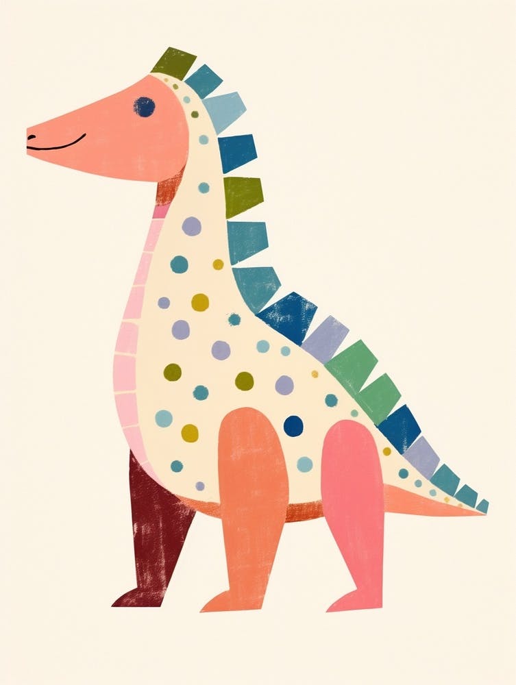 Nursery Dinosaur Art Scelidosaurus 4