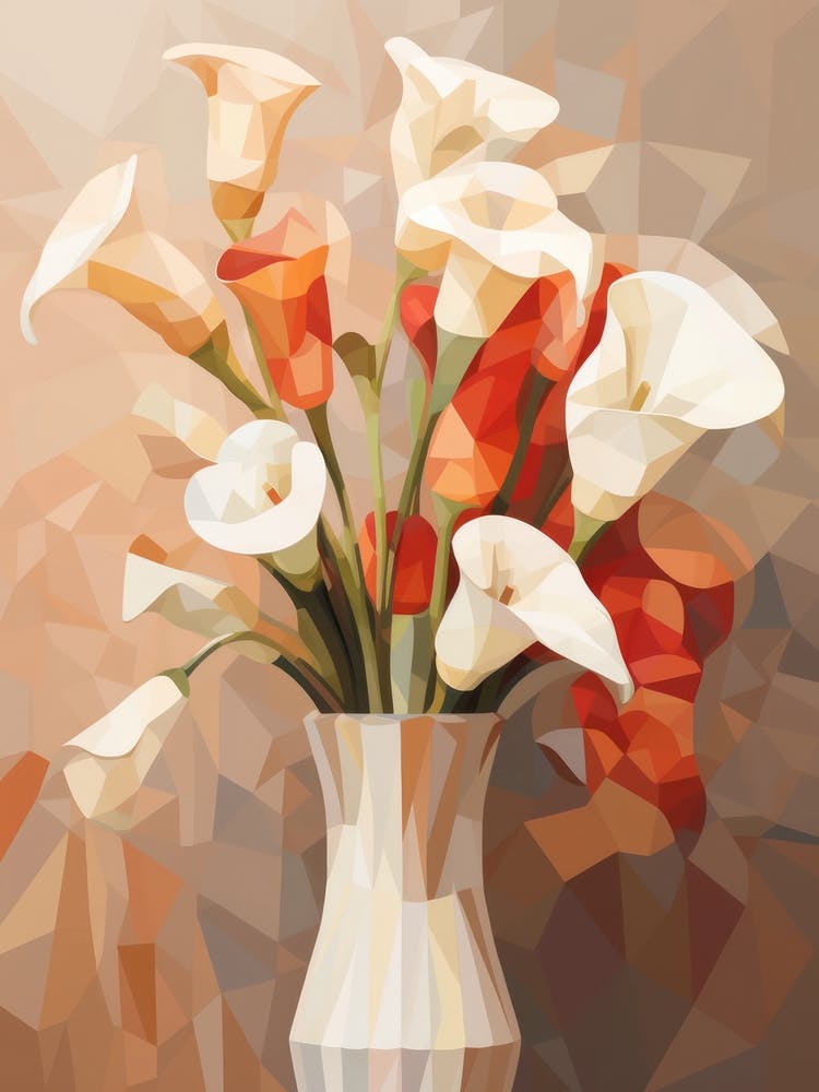 Sweet Pea, Flower Still Life Painting 2 Dreamy