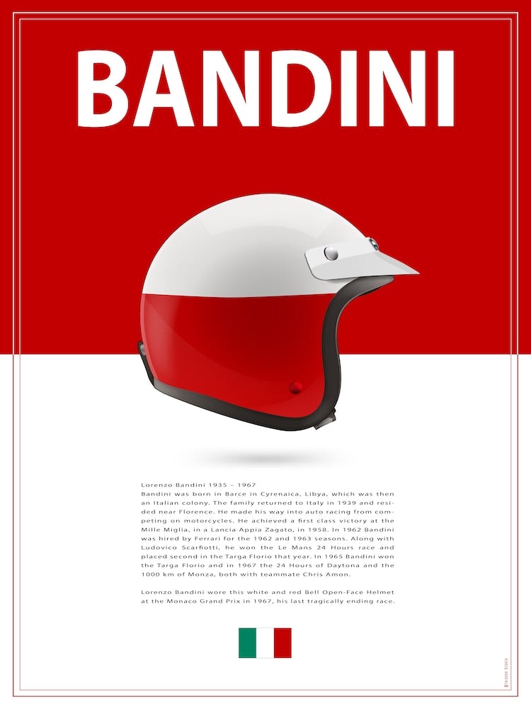 Lorenzo Bandini Helmet