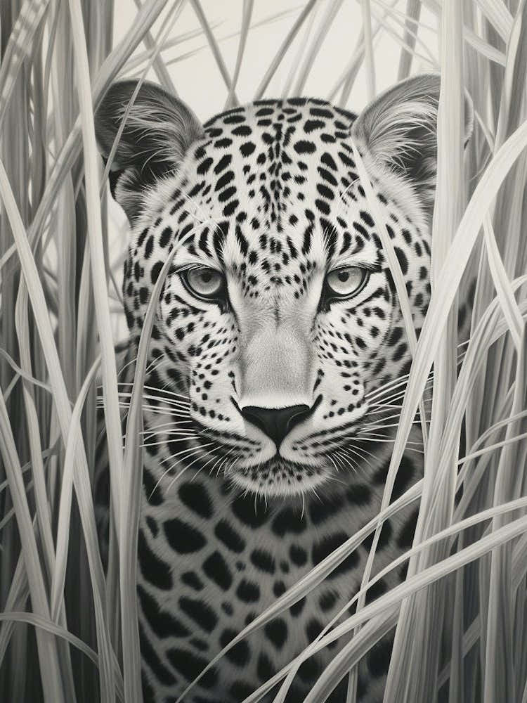 African Leopard Realism Portrait 4