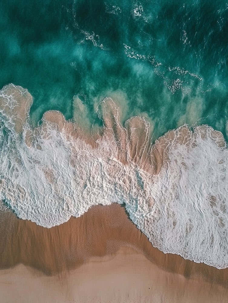 Aerial View Of A Beach 161