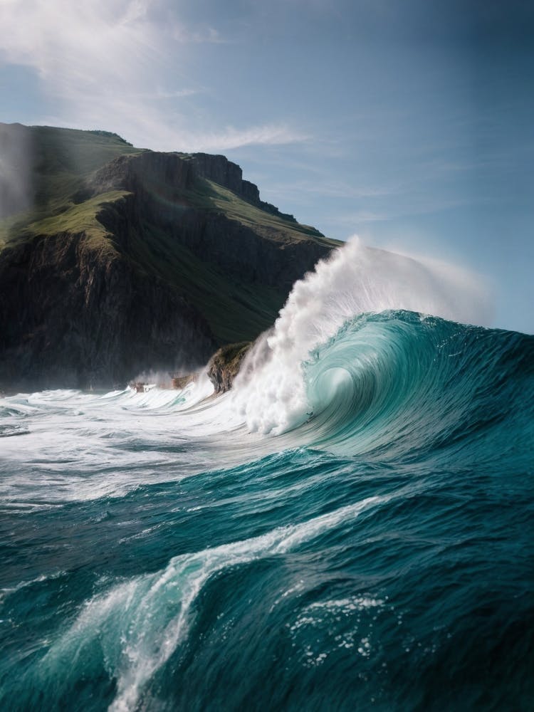 Large Wave In The Ocean