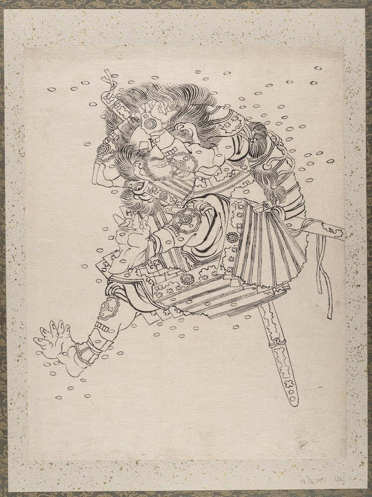 Samurai, Katsushika Hokusai 1