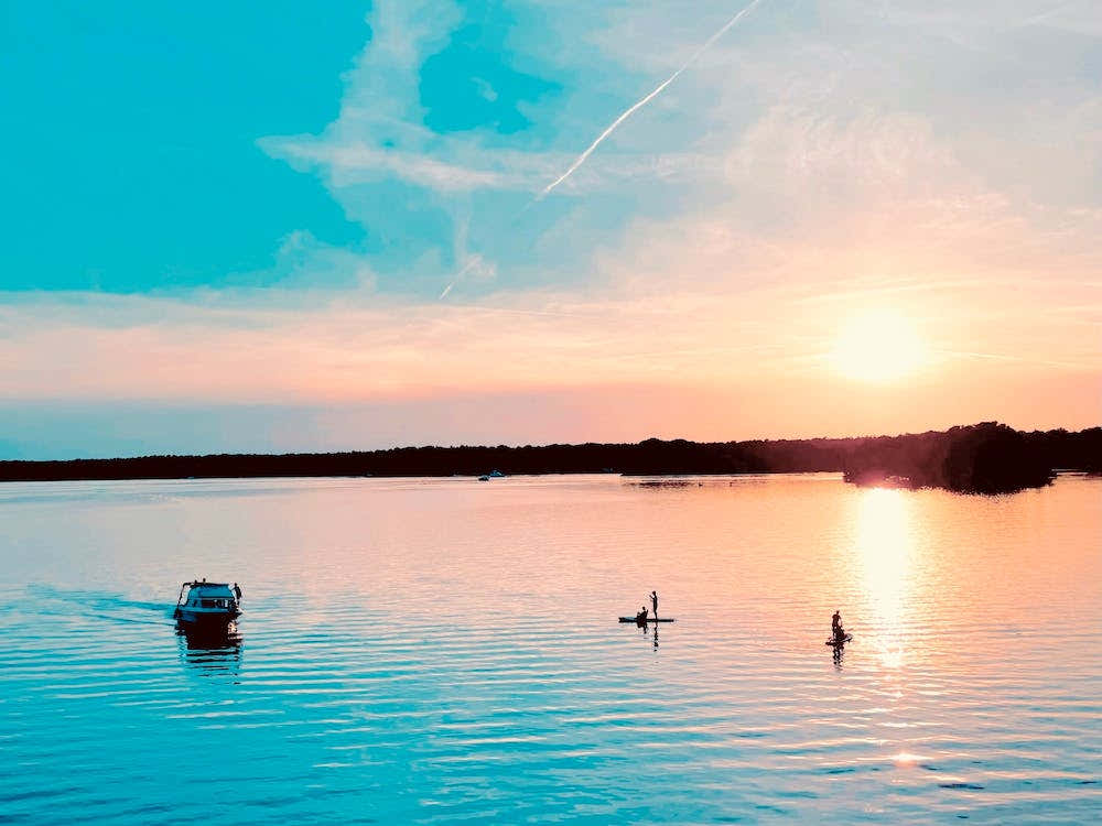 SUP - Sunset On The Lake - Photography