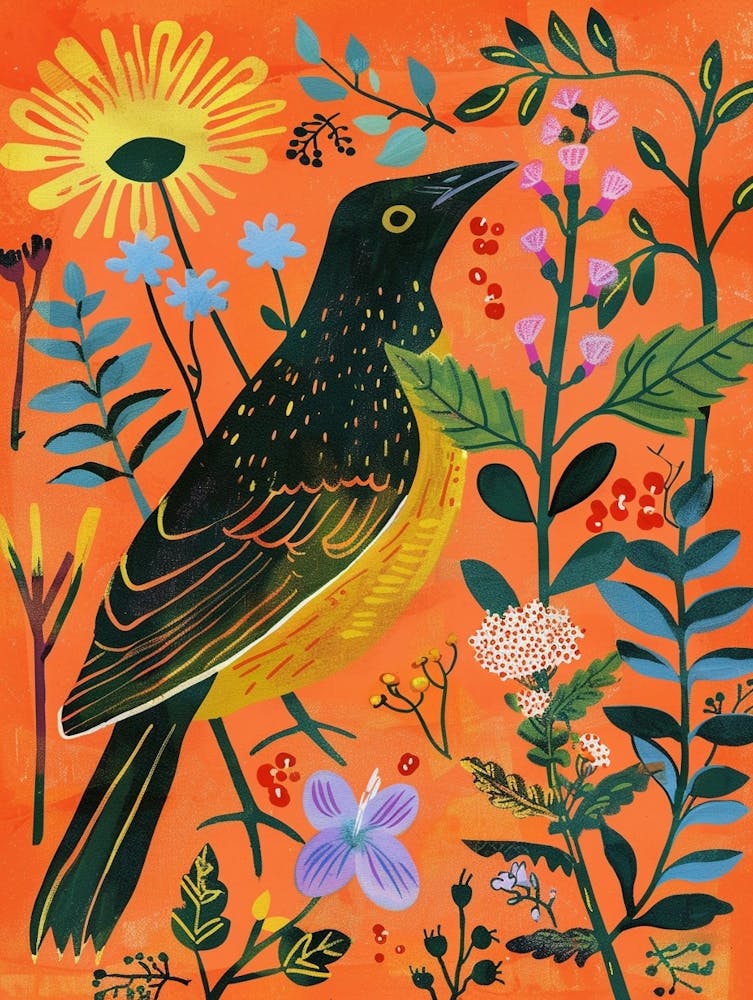 Spring Birds Cowbird 1