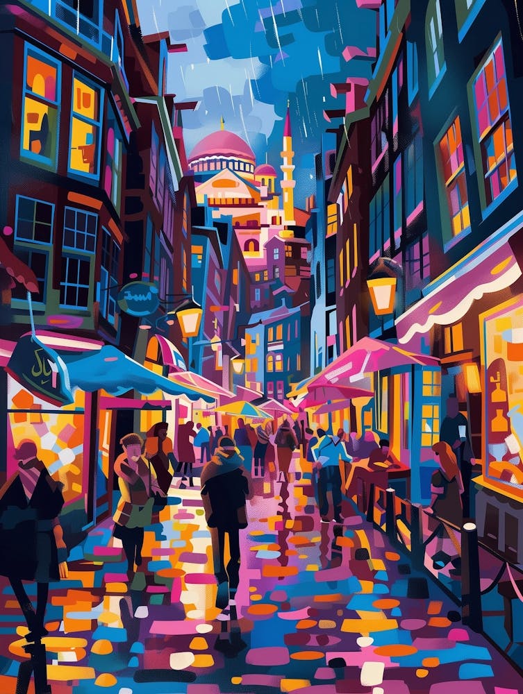 Night In Istanbul, Contemporary Art, Souvenir