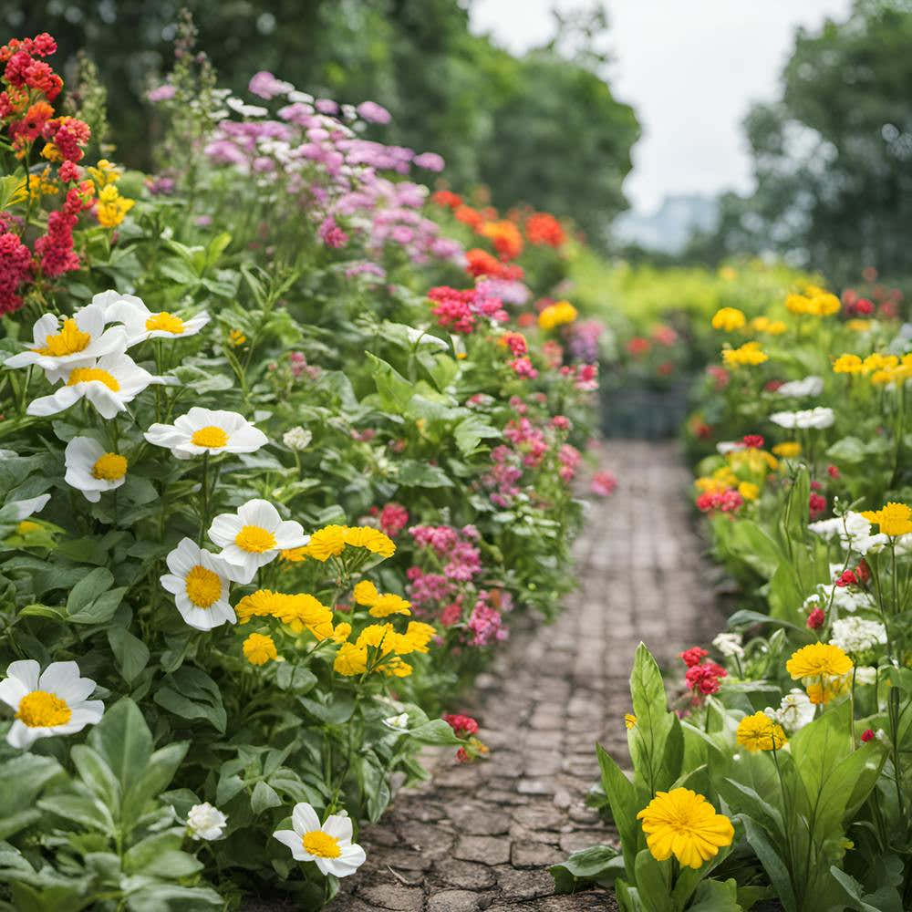 Colorful Flower Garden