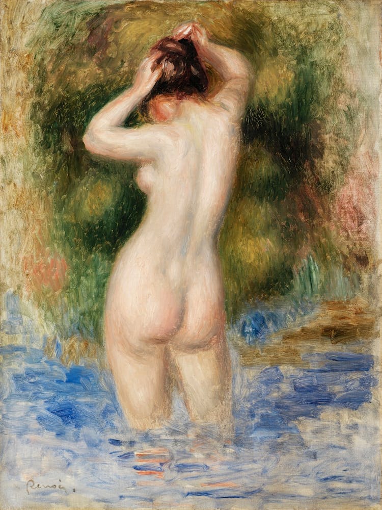 Bather (1890), Pierre Auguste Renoir