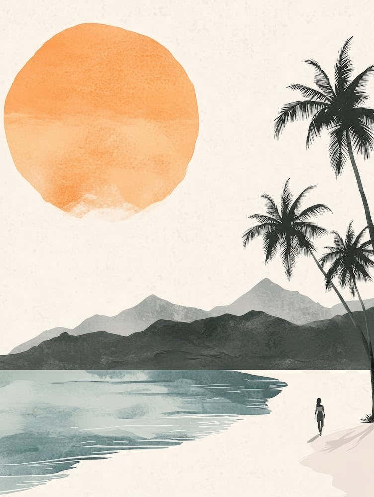 Sunset At The Beach 6