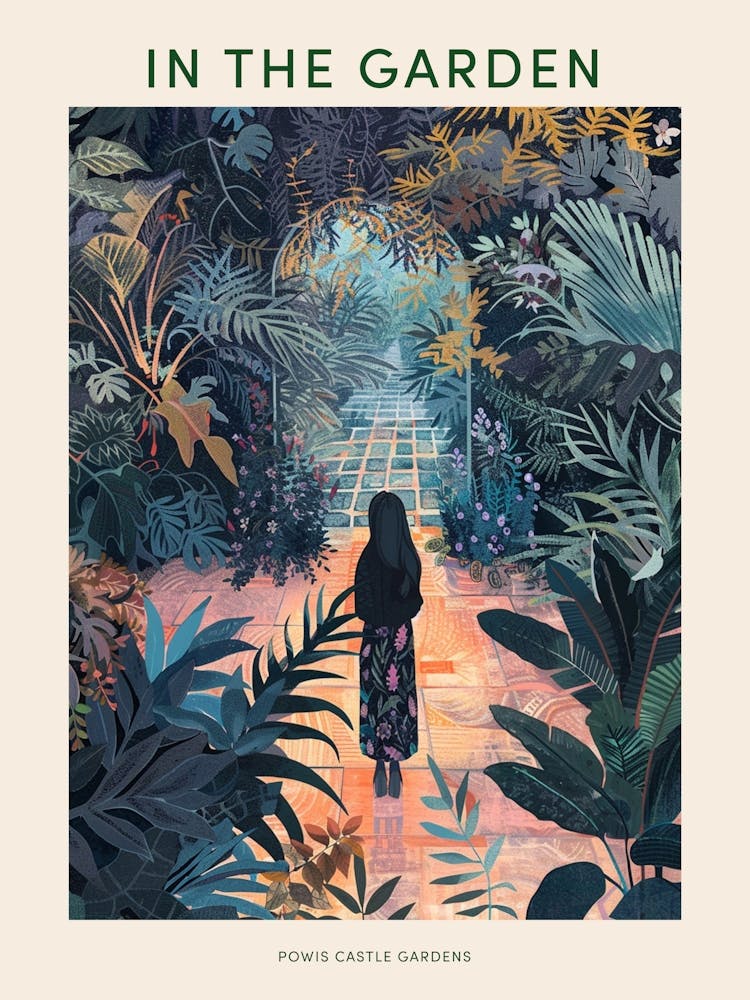 In The Garden Poster Powis Castle Gardens United Kingdom 2