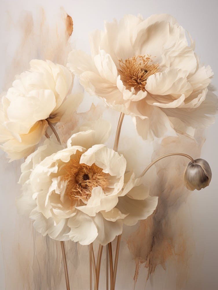 Boho Dried Flowers Peony 5