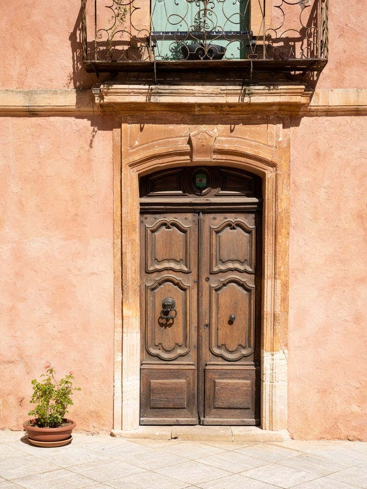 Front Door In Roussillon