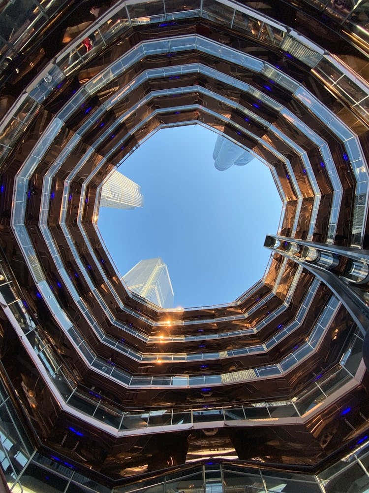 New York Beehive Skyscraper View