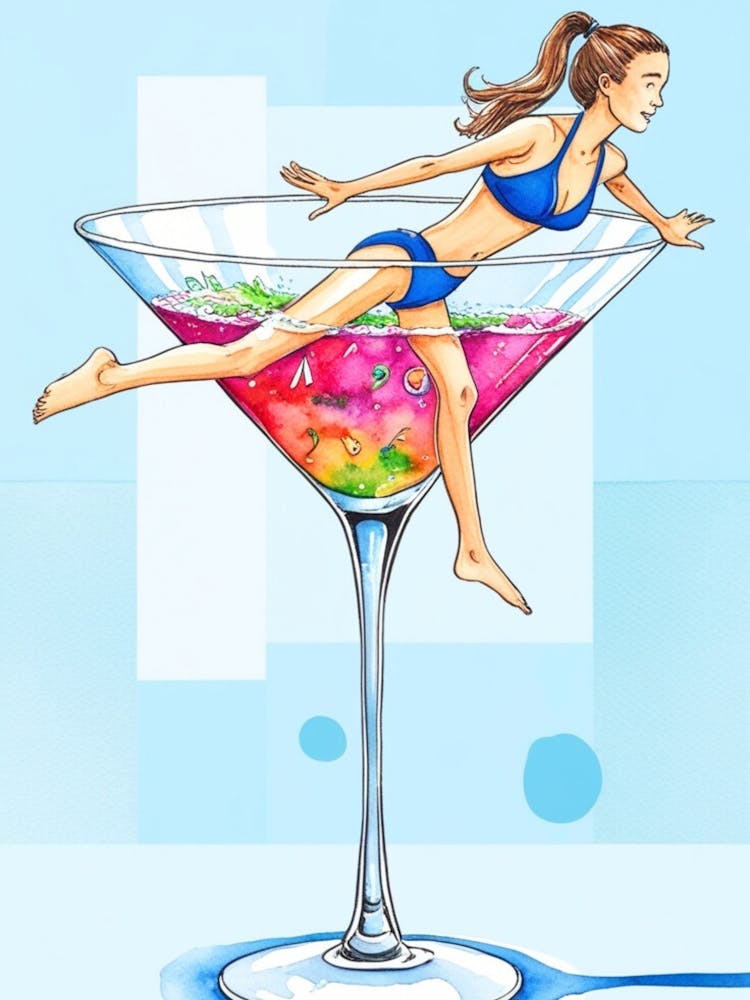 Girl In A Martini 2