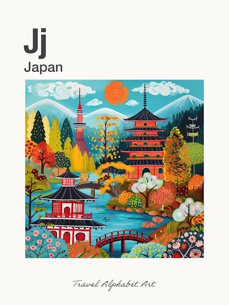 Kids Travel Alphabet  Japan 2