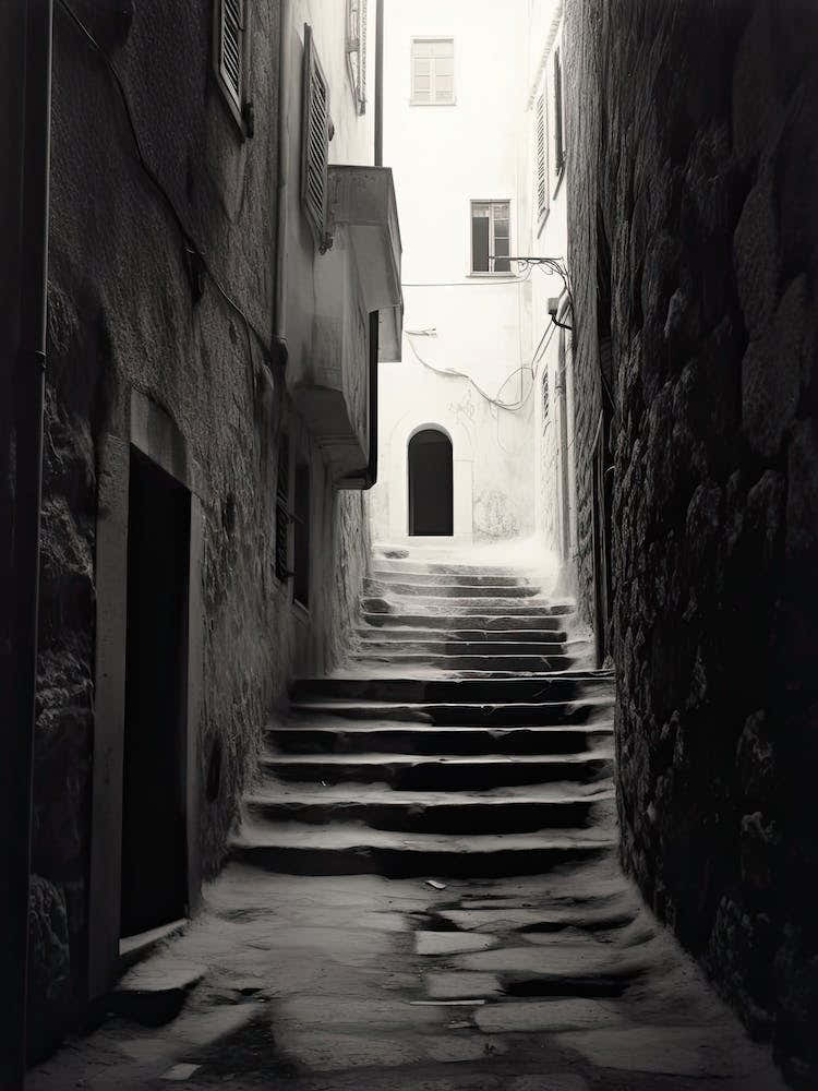 Dubrovnik, Croatia, Photography In Black And White 1