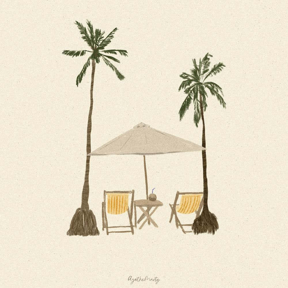 Under The Palms Square