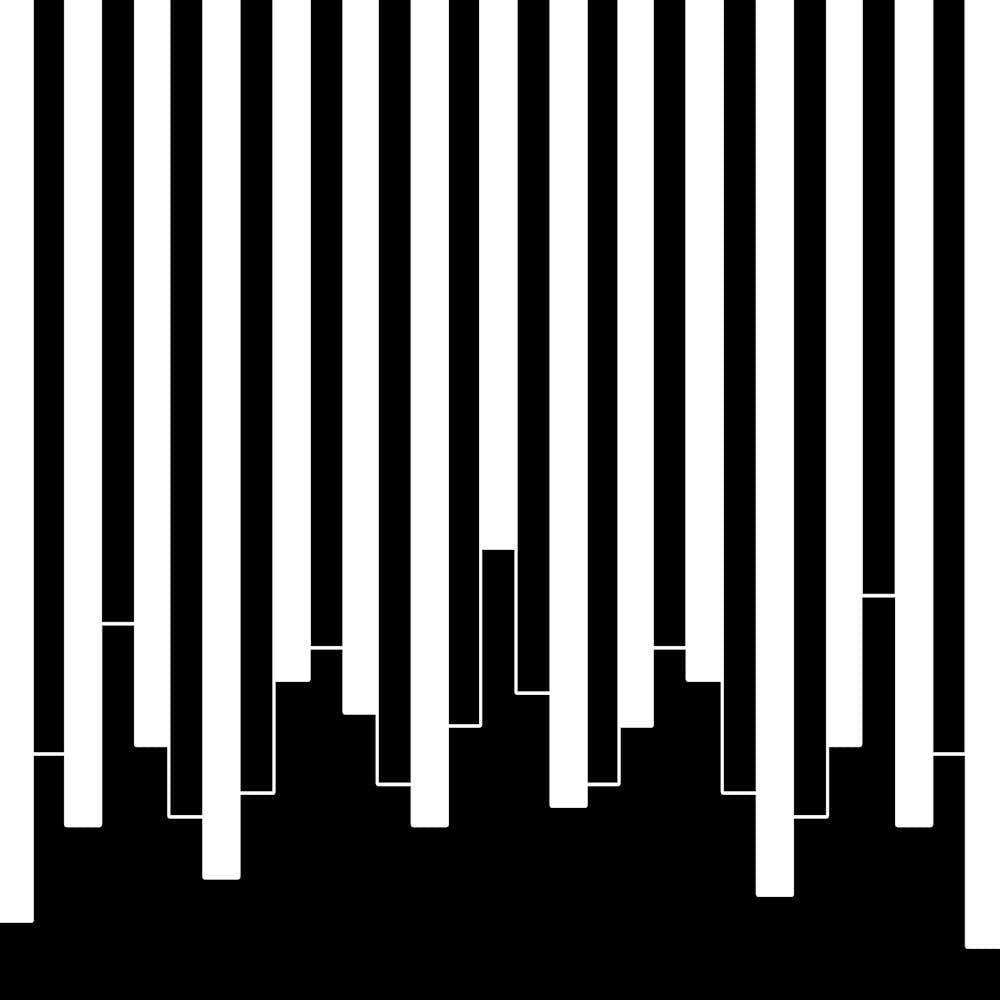 Black And White Cityscape