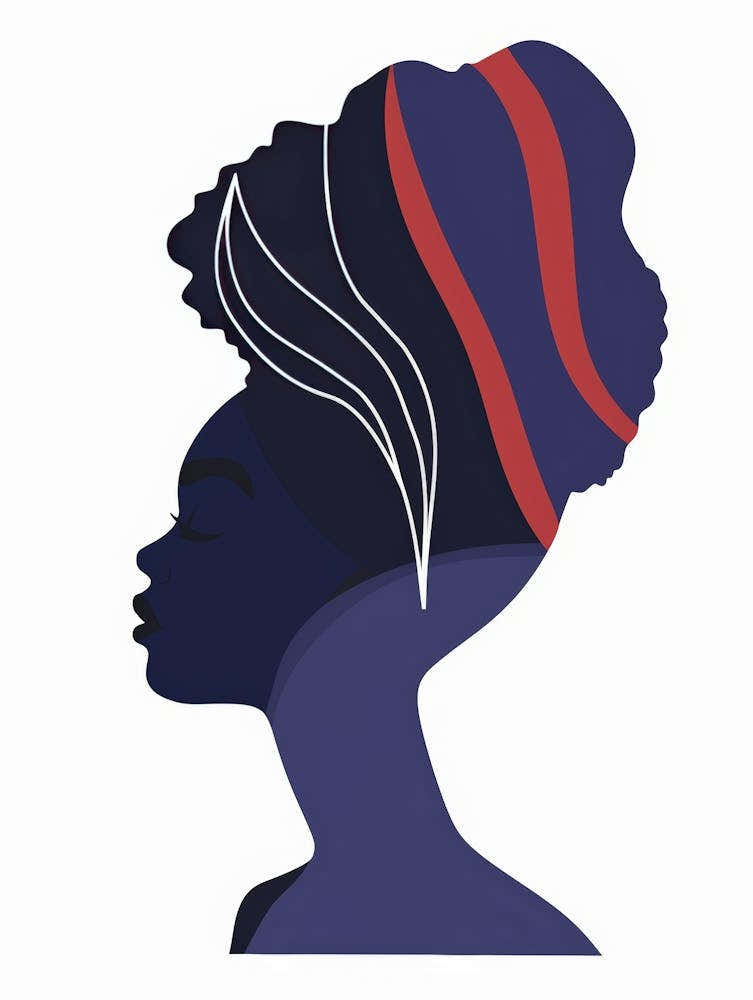 Silhouette Of African Woman 25
