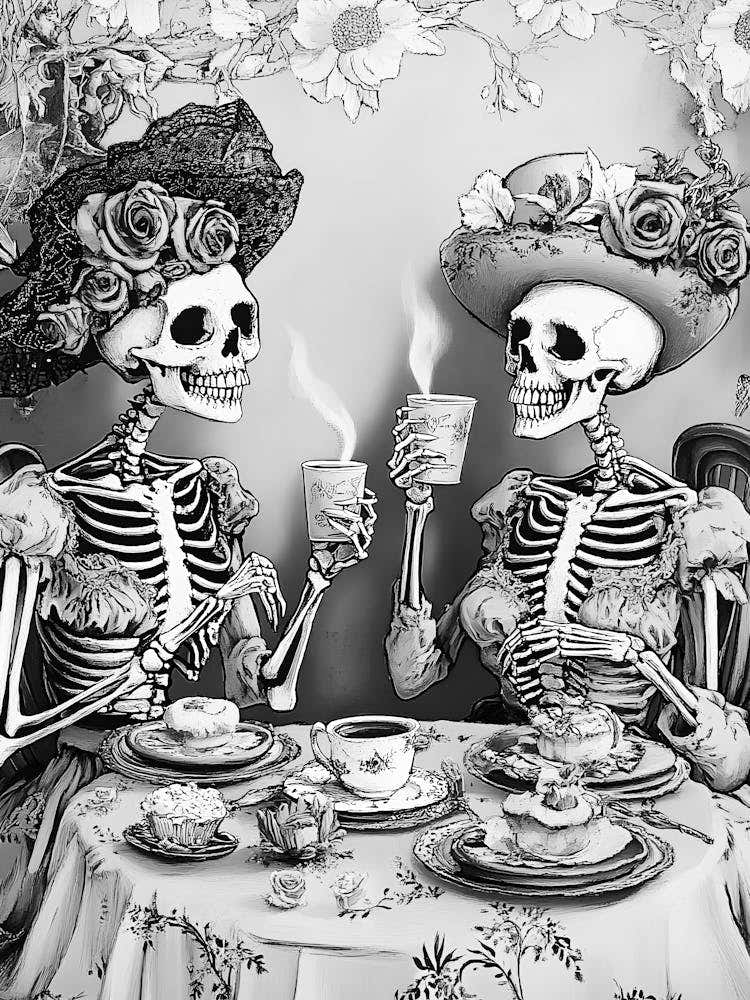 Day Of The Dead Skeletons 2