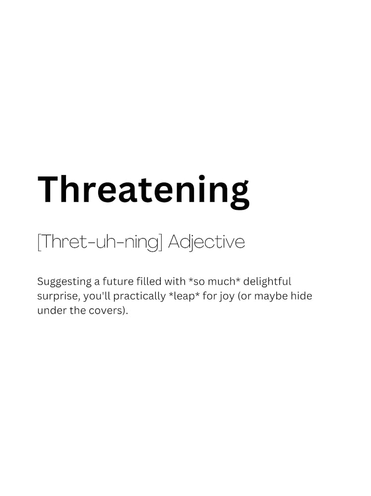 Threatening Definition Meaning
