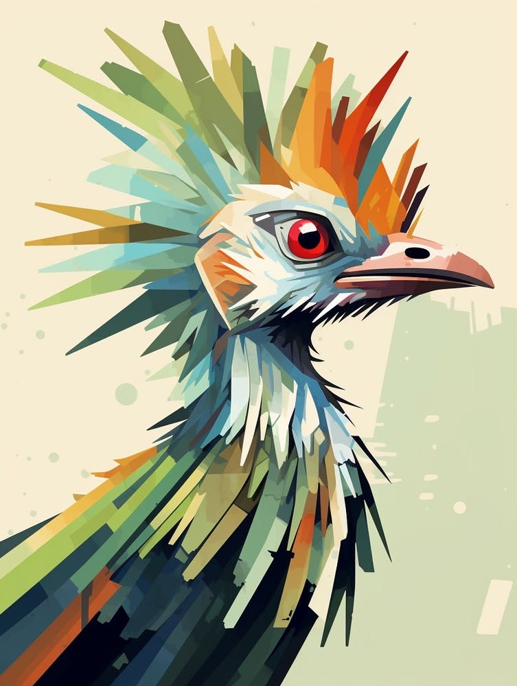 Colourful Dinosaur Microraptor