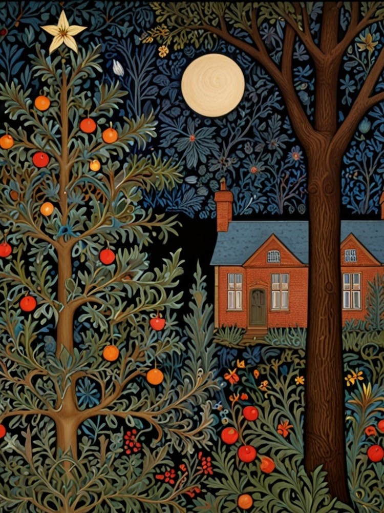 William Morris Christmas Tree 32
