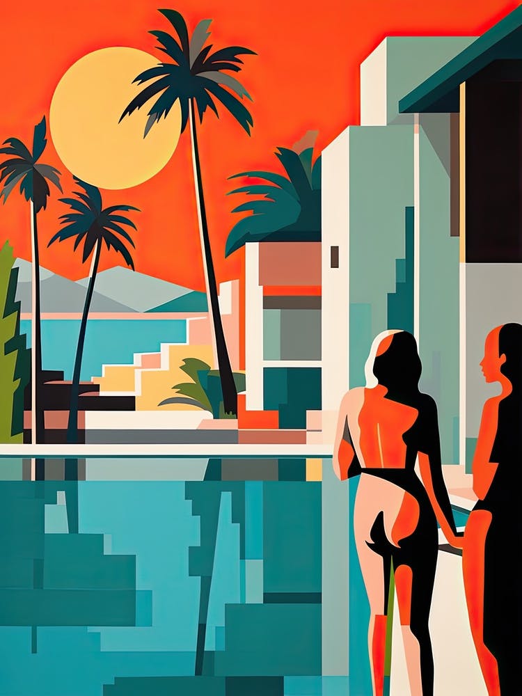 Phuket, Thailand, Bold Outlines 2