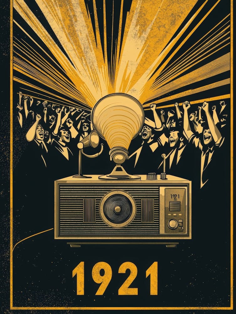 Aihrgdesign A Vintage Poster Celebrating The First Radio Spor 02cddc49 989f 43ff 8bd2 Ea71b65f8a97 0