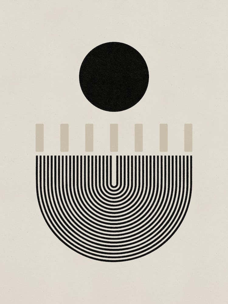 Mid-century geometric shapes