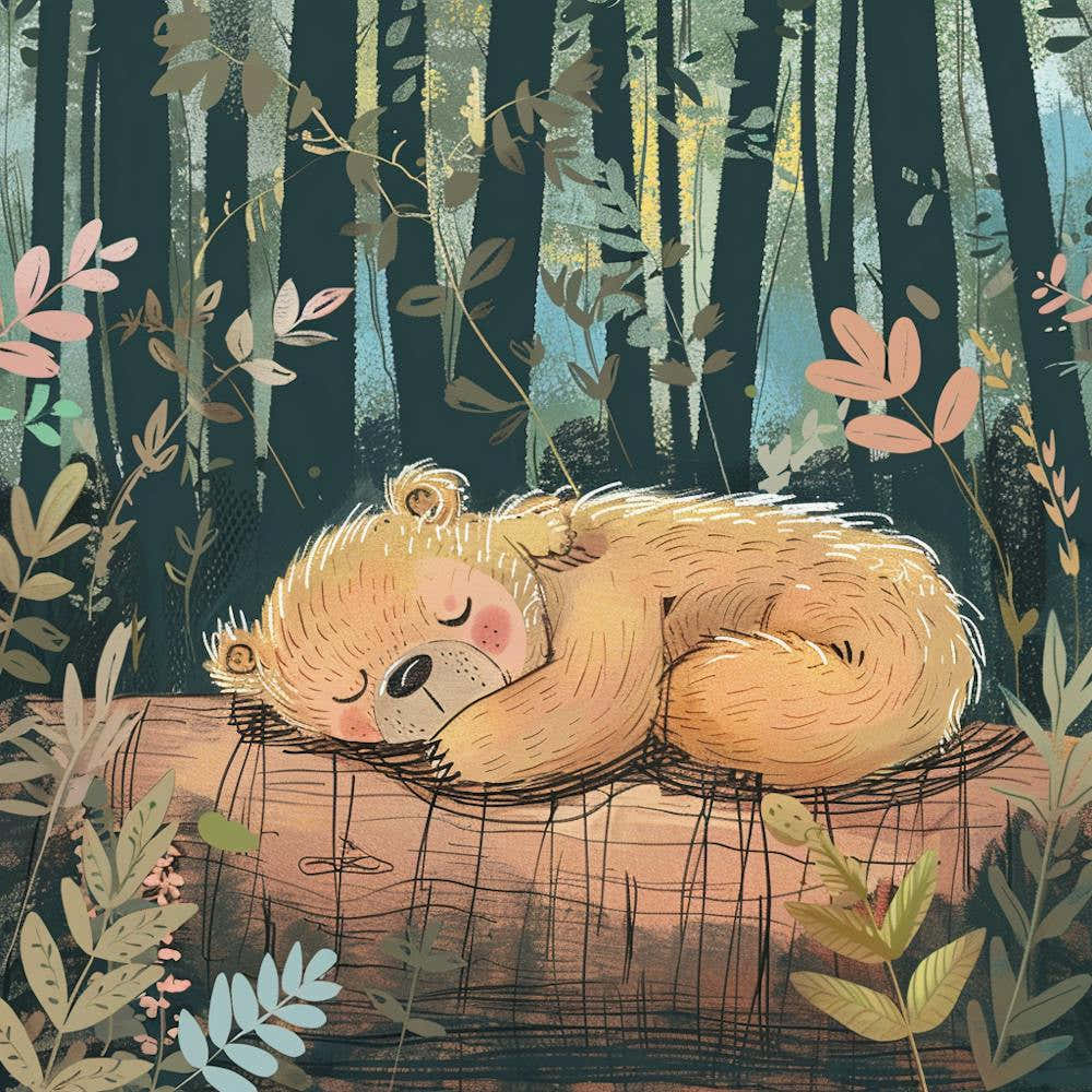 Teddy Bear In The Forest