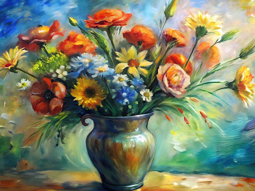 van gogh Flowers In A Vase