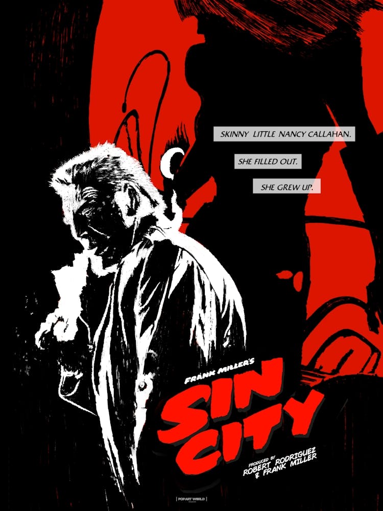 Nancy S Callahan Shadow | Comic Art Digital Pop Art 2025