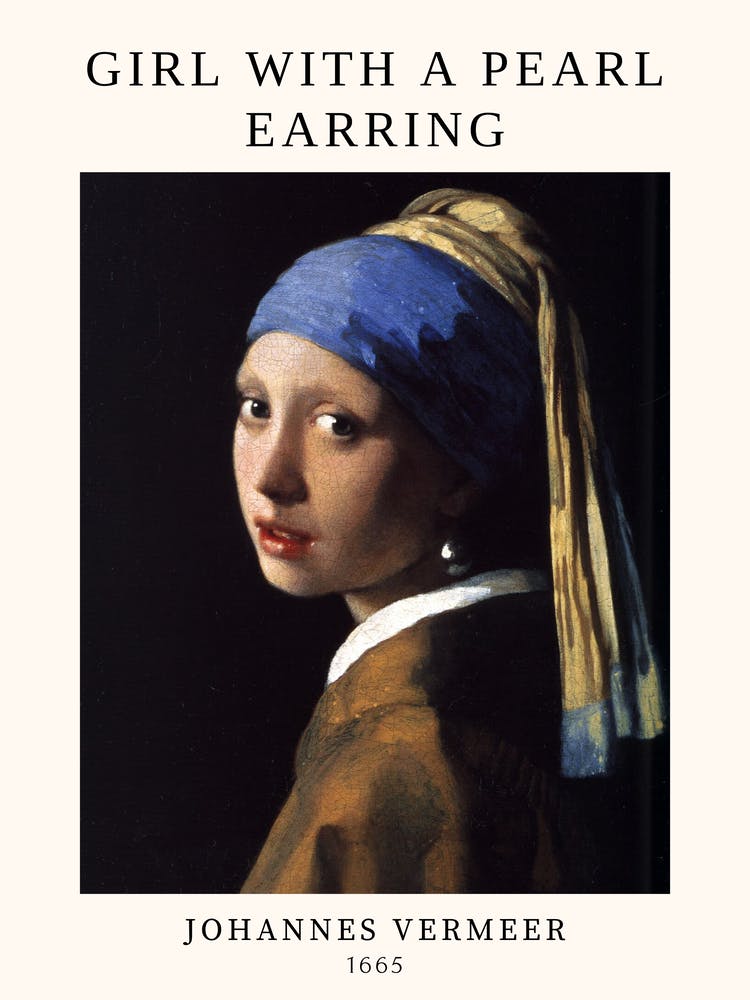 A girl with a pearl earring - Johannes Vermeer