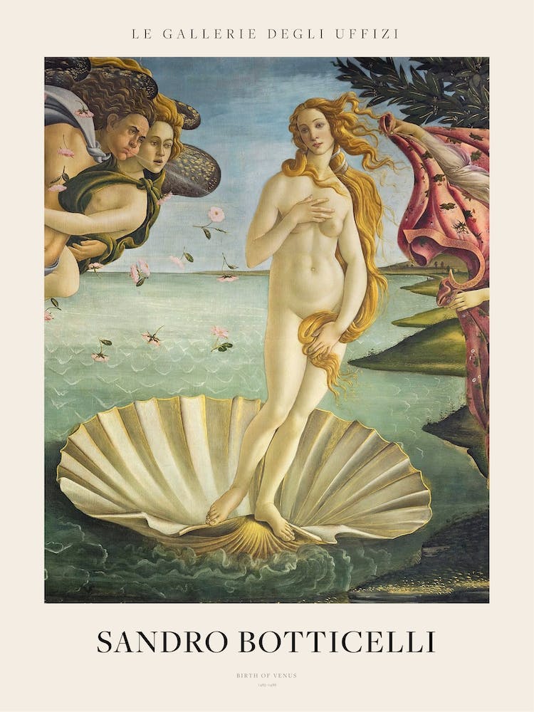 Birth Of Venus Portait, Botticelli Poster – Fy!