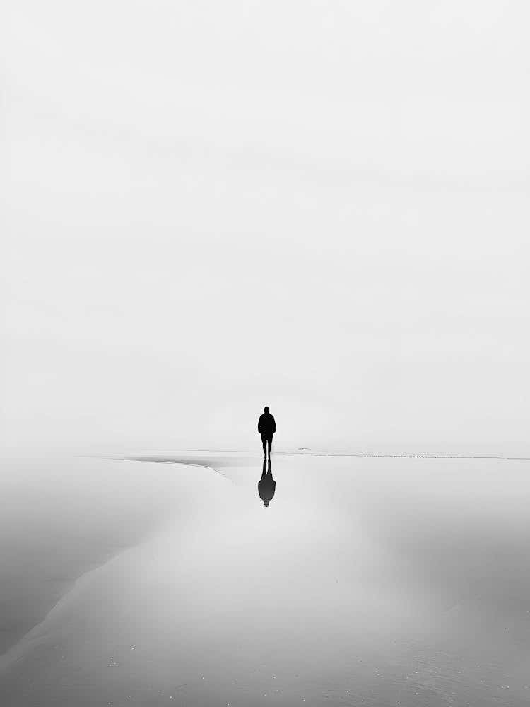 Man Walking On Water