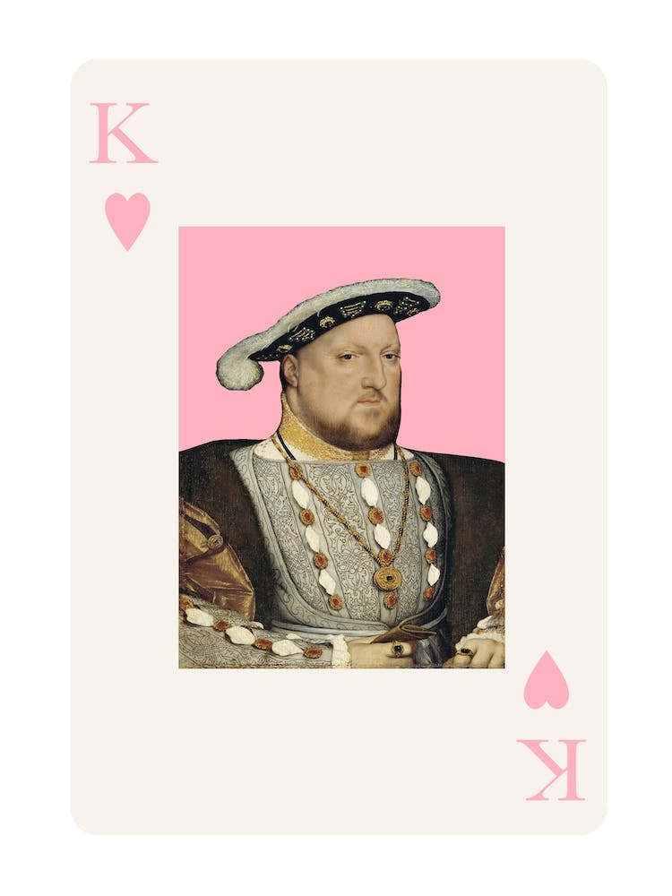 King Henry Playing Card