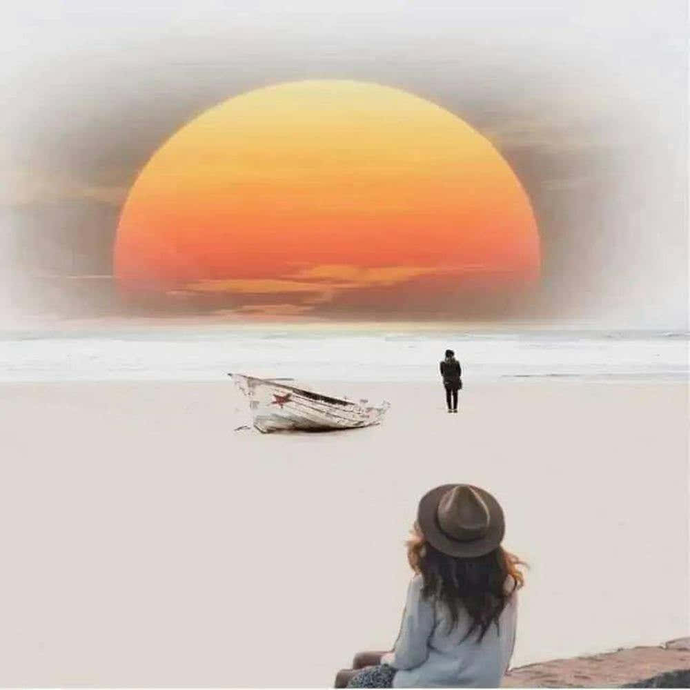 Sunset On The Beach 2