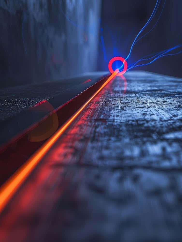 Laser Beam In The Dark