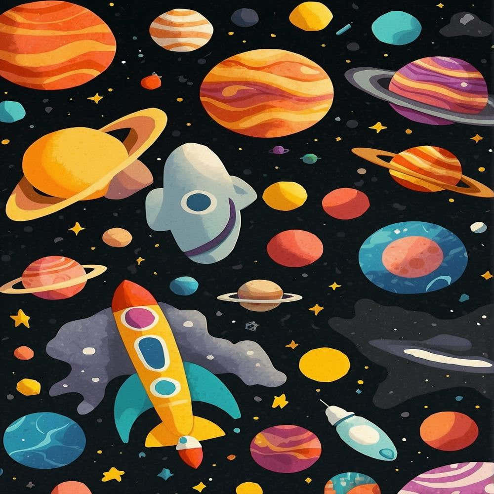 Planets In Space