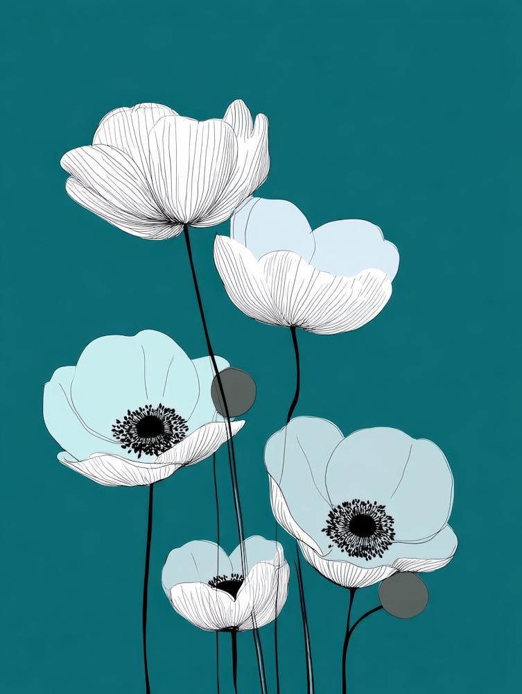 Blue Poppies 32