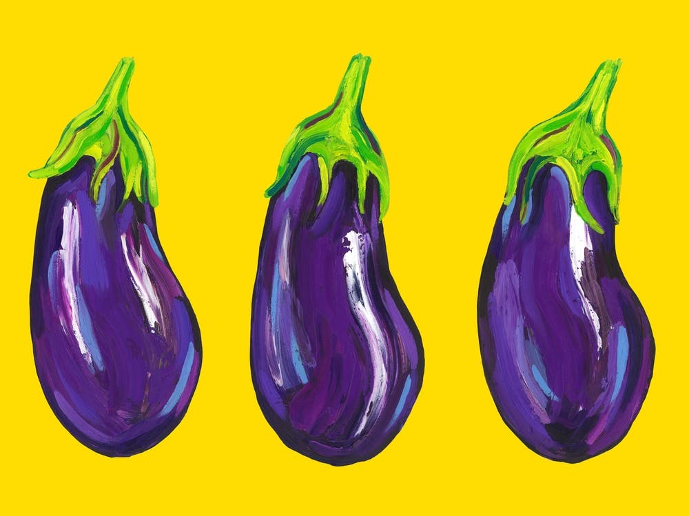 Shiny Aubergines