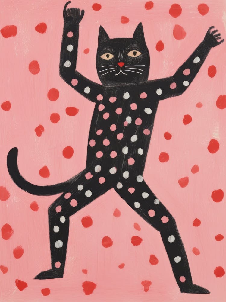Polka Dot Cat 2
